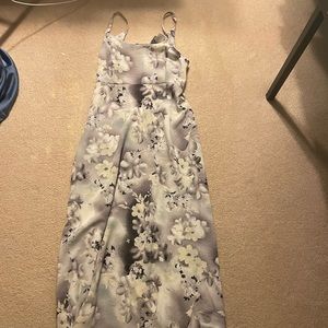SUPER cute black and white floral maxi dress